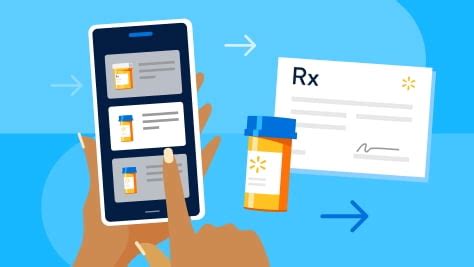 Transfer prescriptions. Easily transfer prescriptions to any Walmart Pharmacy.
