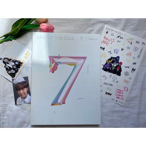 BTS Álbum Map Of The Soul 7 Version 1 (Álbum aberto completo em estado novo importado dos EUA ...