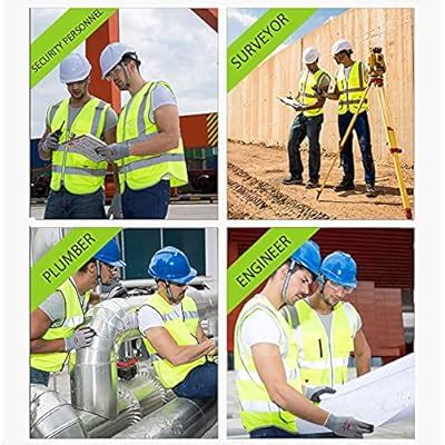 Cutsomize High Visibility Safety Vest with Logo, India | Ubuy
