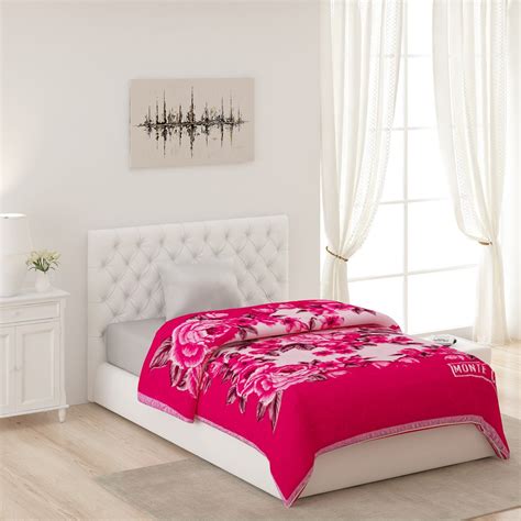 Buy Printed Single Bed 852 GSM Blanket Shagun 2 Ply (Weight 3 kg ...