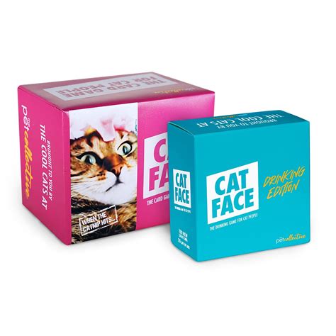 Buy The Pet Collective Cat Face Cat Meme Party Game Original ...