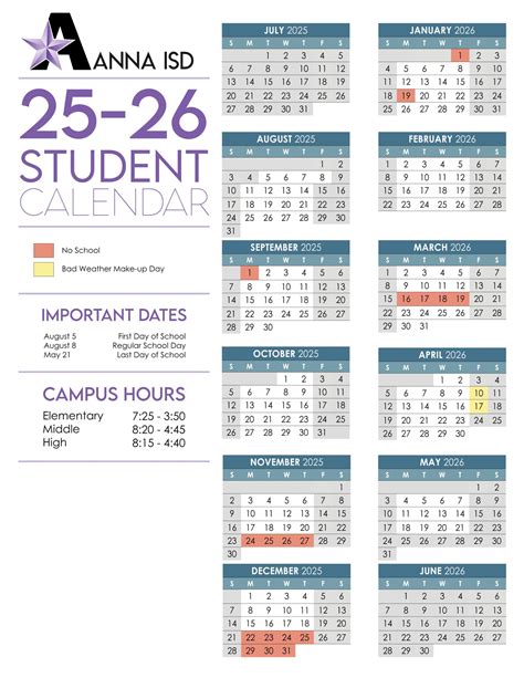Anna Isd Calendar