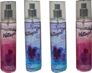 LAYER'R SECRET CRUSH, MYSTIC ISLAND (PACK OF 4) Deodorant Spray - For ...