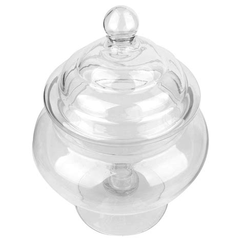 Clear Glass Apothecary Jar, 10"
