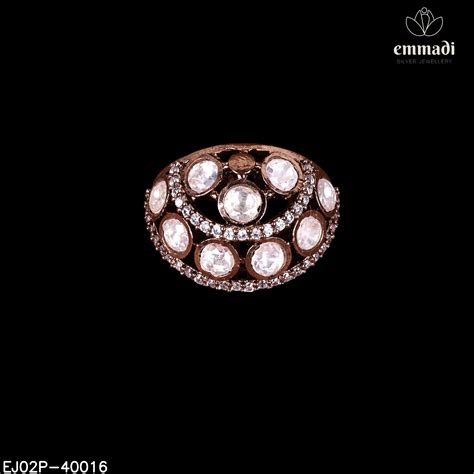 Pendant Brouch Moissanite – Emmadi Silver Jewellery