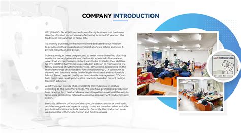 Company Overview - GRAND TAI YONG CO., LTD.
