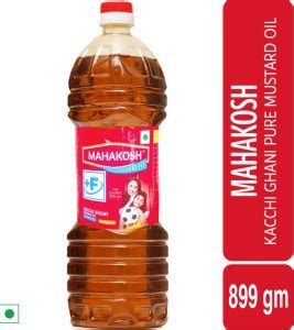 Mahakosh Kacchi Ghani Mustard Oil Plastic Bottle Price in India - Buy ...