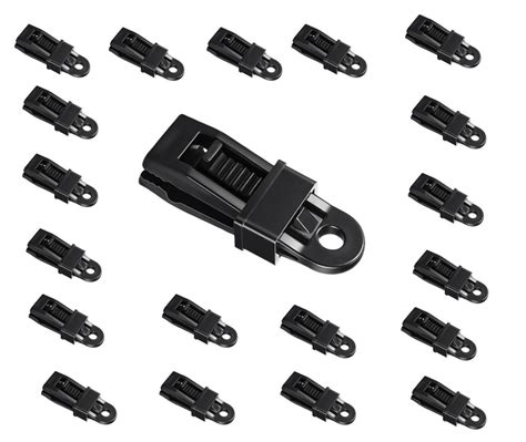 MTROYALDIA 20 PIECES Tarp Clips Heavy Duty Lock Grip,Tarp Clamps for ...
