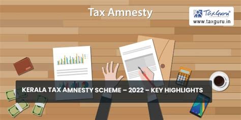 Kerala Tax Amnesty Scheme – 2022 – Key highlights