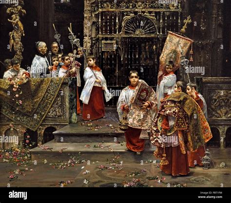 Choir Boys ca. 1885-1890 by José Gallegos y Arnosa Andalusia Spanish ...