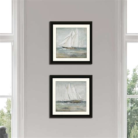 Longshore Tides Cape Cod Sailboat I' Print Under Glass | Wayfair