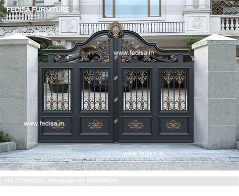 Gate Design Iron Pipe Steel Ss Gate Double Door Grill Gate Design Steel ...