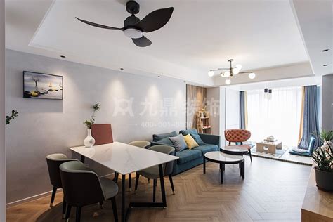 现代简约二居室81平米7.3万-畅悦居装修案例-北京房天下家居装修网