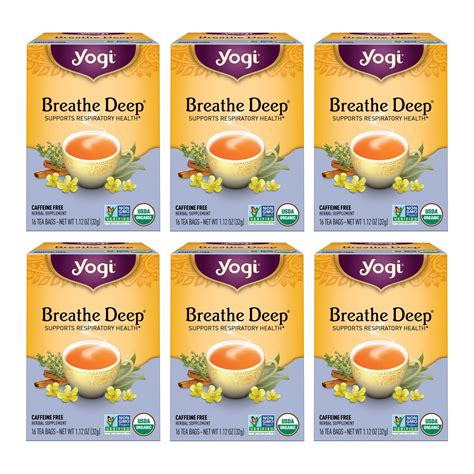 Snapklik.com : Yogi Tea Breathe Deep Tea - 16 Tea Bags Per Pack