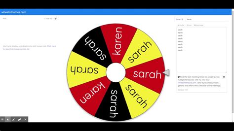 Image result for Random Name Picker Wheel Multiple Entries
