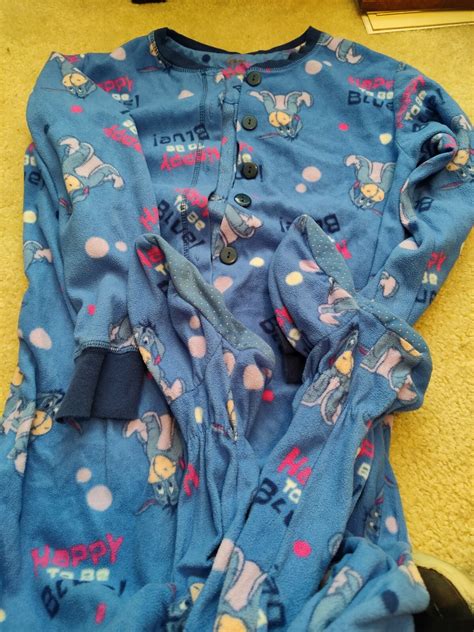 adult footed pajamas - Gem