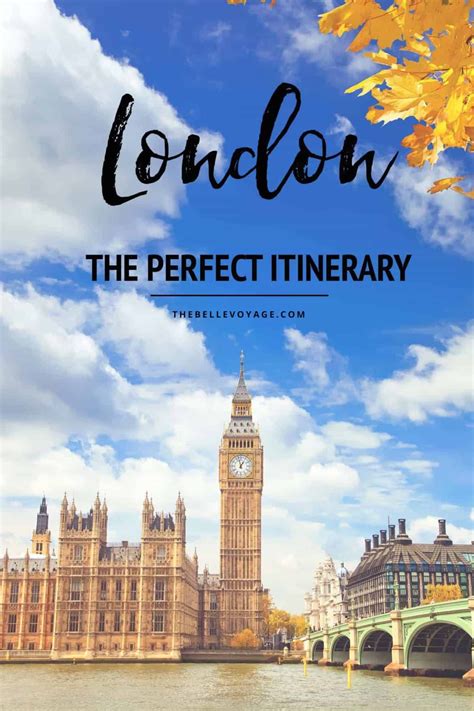 The Perfect 4 Day London Itinerary for First Timers (2023) | London ...