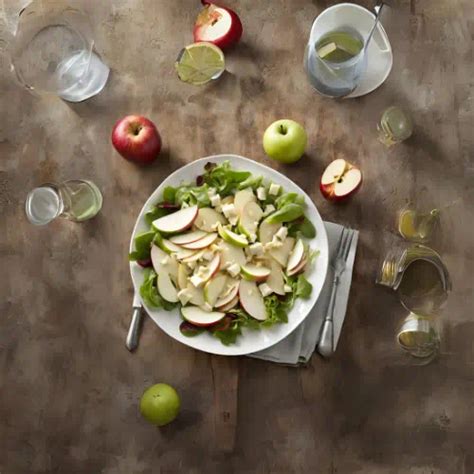 Ensalada de Queso Mantecoso y Manzana - recetas de quesos