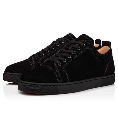 Louis Junior - Sneakers - Veau velours - Black - Men - Christian ...