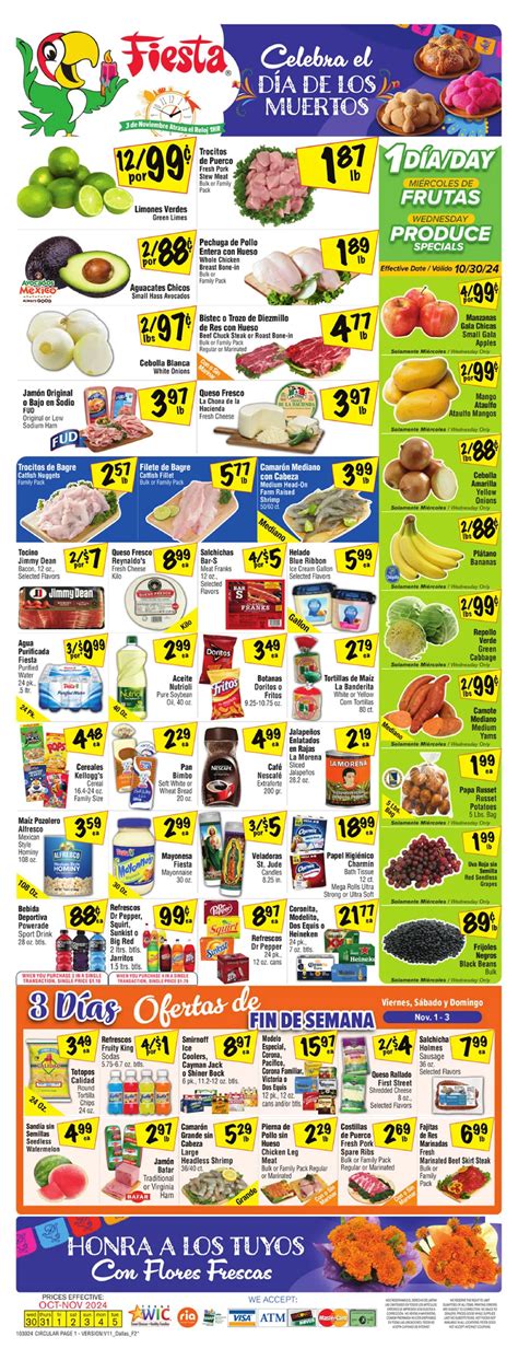 Fiesta Mart Weekly Ad (11/6/24 - 11/12/24) >> Next Week Deals