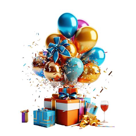 New Years Party Supplies PNG, Vector, PSD, and Clipart With Transparent ...