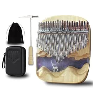 Dohasa 21 Key Kalimba Thumb Piano - Original Design Wood Finger Piano ...