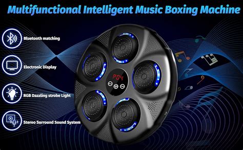 Lipzie Advanced Smart Electronic Punching Bag with Bluetooth Music ...