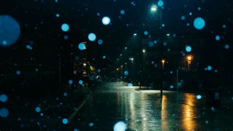 Download wallpaper 1366x768 street, night, rain, darkness, blur tablet ...