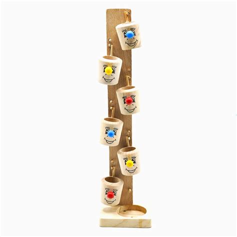 Wooden Cup Marble Game for kids