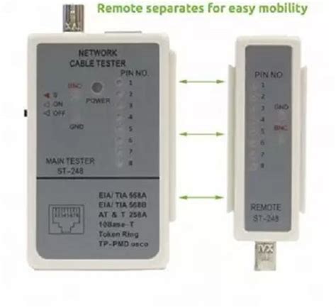 Mak World CCTV Cable Tester, BNC Test Tool, Lan Tester, RJ45, UTP ...