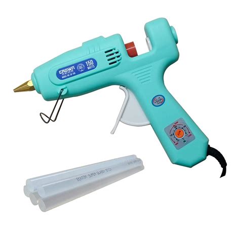 CROWN BRAND - CR 159, 150 WATT Temperature Control Glue Gun with Copper ...