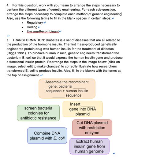 Genetic Engineering Basic Steps 的图像结果