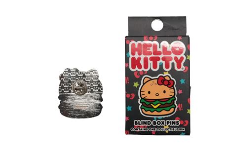 Loungefly Hello Kitty Snacks Blind Box Hard Enamel Pin Hamburger Kitty ...