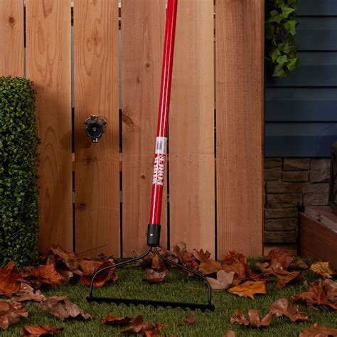 EMSCO GROUP Cavex Workforce 14-Tine Bow Rake - 54 in. Fiberglass Handle ...