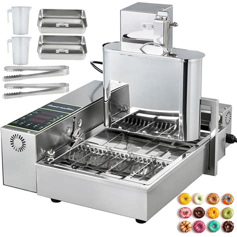VEVOR 110V Commercial Automatic Donut Making Machine, 4 Rows Auto ...