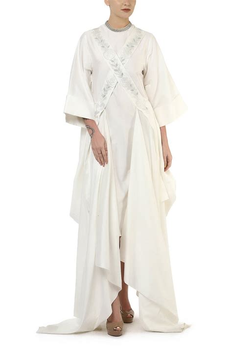 Asymmetric Embroidered Dress – Samant Chauhan