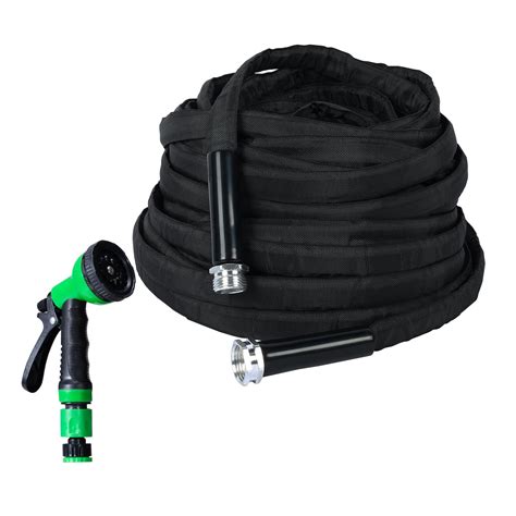 Garden Hose 5/8 in. x 100 FT Durable Water Hoses with 7 Function Hose ...