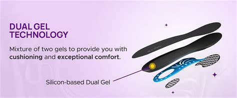 Frido Dual Gel Heavy Duty Trimmable Insoles | For Loose Shoes or ...