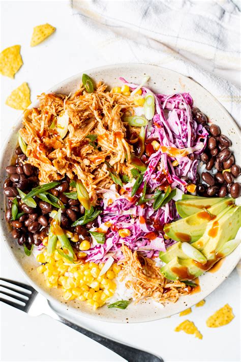 Easy BBQ Chicken Bowl - Real Food Whole Life