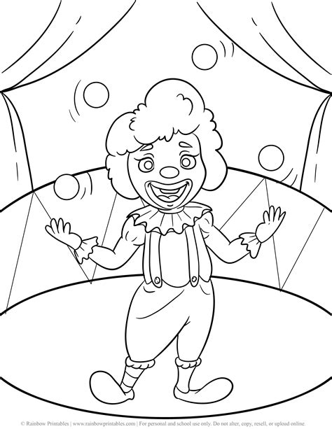 Clown Coloring Pages Clown Coloring Pages Drawing Scary Clowns Drawings ...