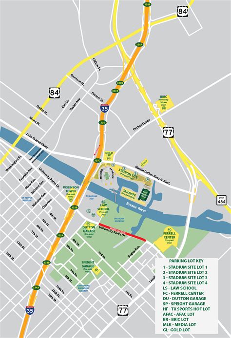 Baylor Campus Map