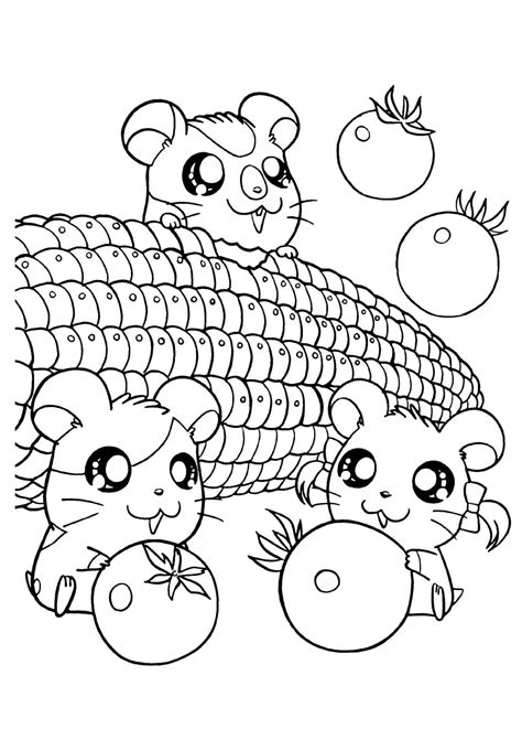 Hamster coloring pages - Print for free | WONDER DAY — Coloring pages ...
