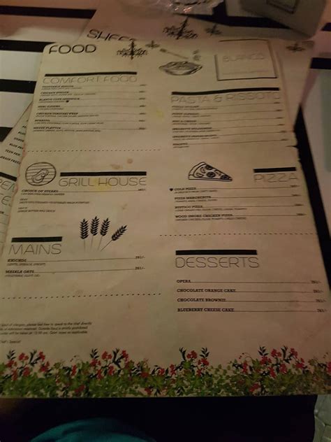 Menu at Blanco Bar, Eatery & Hangout, Mumbai, Samarth Vaibhav
