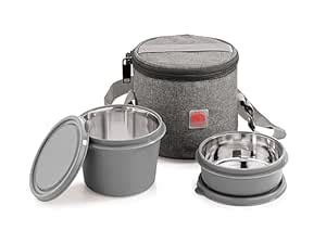 Buy NanoNine Micro Safe Single Wall Stainless Steel 2 pc Lunch Box with ...