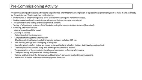 IMPLEMENTATION & COMMISSIONING STAGE | CEPT - Portfolio