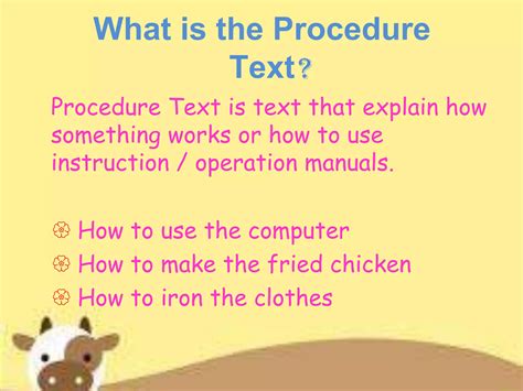 Image result for Procedure Text Examples