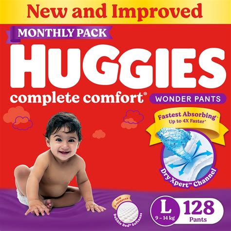 Buy Huggies Complete Comfort Wonder Pants | Pant Style Baby Diapers L ...