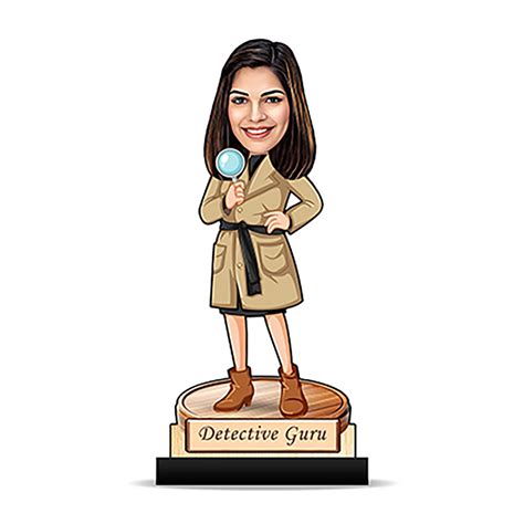 Detective Caricature – Foto Factory Gifts