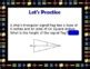 Solving Area Equations Smartboard Slides Lesson Geometry | TPT
