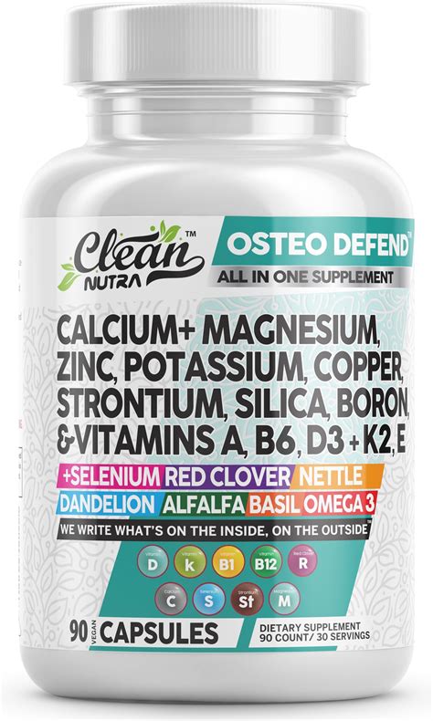 Amazon.com: Clean Nutraceuticals Calcium Magnesium Zinc Supplement with ...